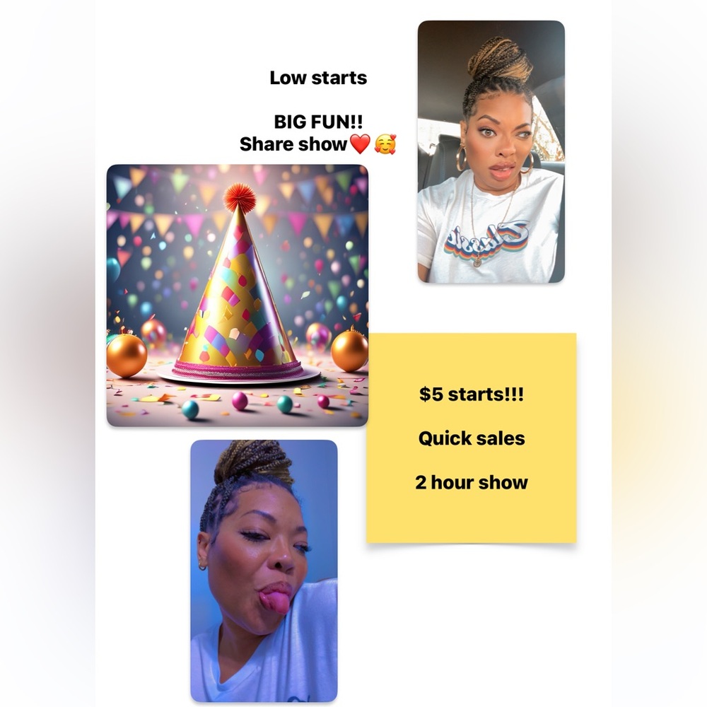 Low start share show!!! Come kick it with me for a few hours 🥰